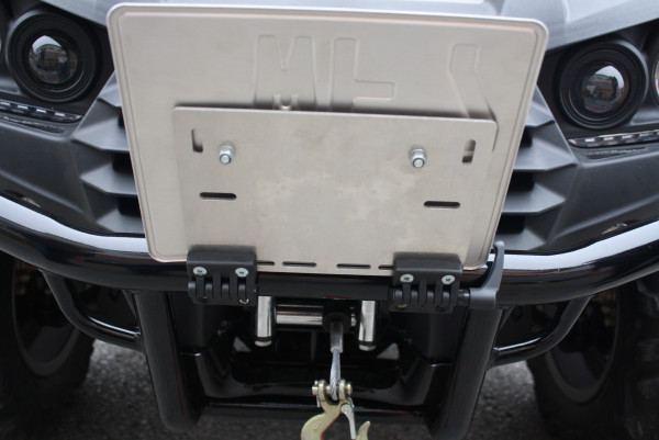 Kennzeichenhalter klappbar ATV Quad mit Scharniere und Schell