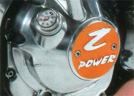 Motordeckel Z-Power stück gold für Z 1000