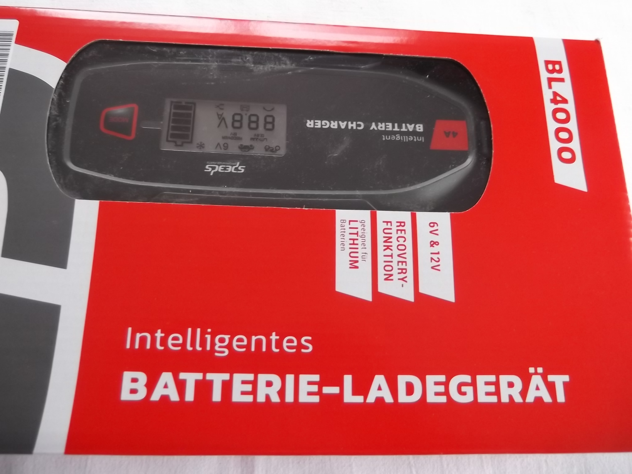 Batterieladegerät 12/6 V BL400 Roller, Motorrad , Quad